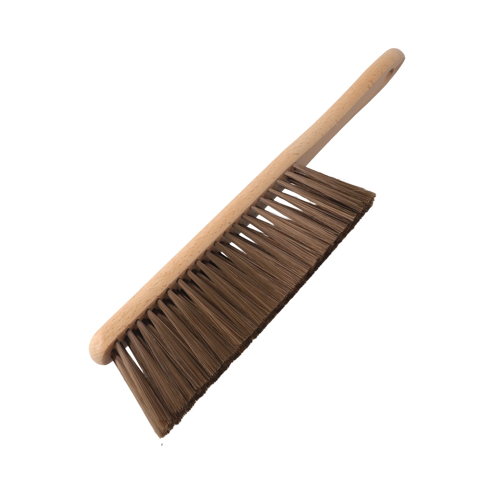 36cm Wooden Handle Fireplace Brush Brown Cleaning Tool For Hearth Fireside For Edge Seam Maintenance Home Improvement Accessorie