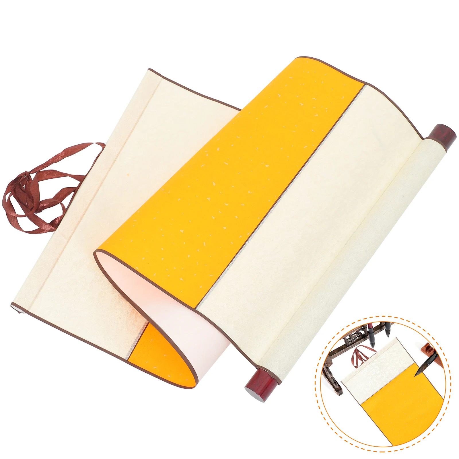 Blank Calligraphy Paper Multi-function Blank Scroll Chinese Painting Scroll Unique Painting Paper