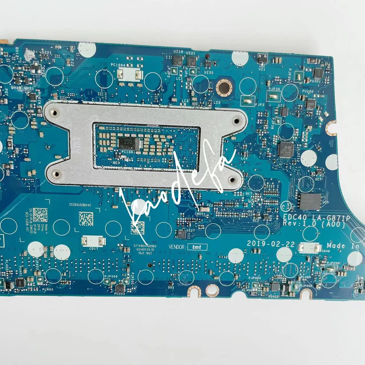 Placa base EDC40 LA-G871P para Dell Latitude 7400, placa base para ordenador portátil, CPU: I5-8365U SRF9Z DDR4 CN-0FHPJ8 0FHPJ8 FHPJ8, prueba OK