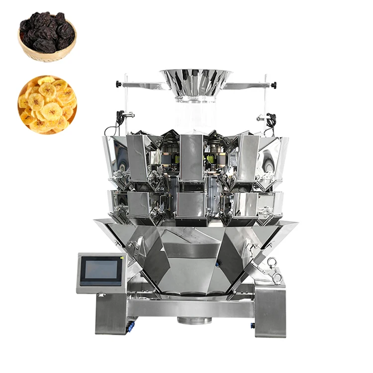 Stainless Steel 304 Banana Chips Vertical Packaging Machine Weighing Dried Fruit Dry Food Packaging Machine