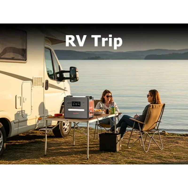 Tragbare 2500W Solar Power Station 2304Wh Outdoor Home Generator MPPT Externe Batterie Taschenlampe Für Home Notfall Auto Verwenden