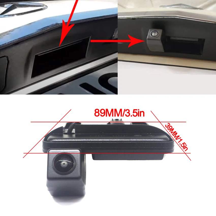 HD CCD 1080*720 Rear View Camera For Mercedes Benz E Class W212 S212 C207 A207 2009~2017 E200 E220 E250 E300 E350 E400 E500