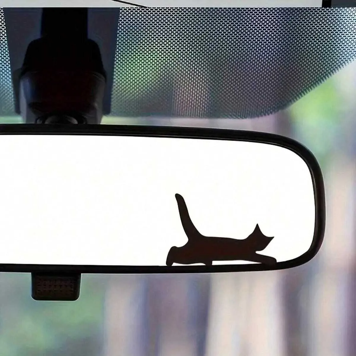 Cat Easter Egg Stickers - Kitten Stickers - Bumper Stickers - Cute Stretch Cat Stickers - Car Mirror Stickers
