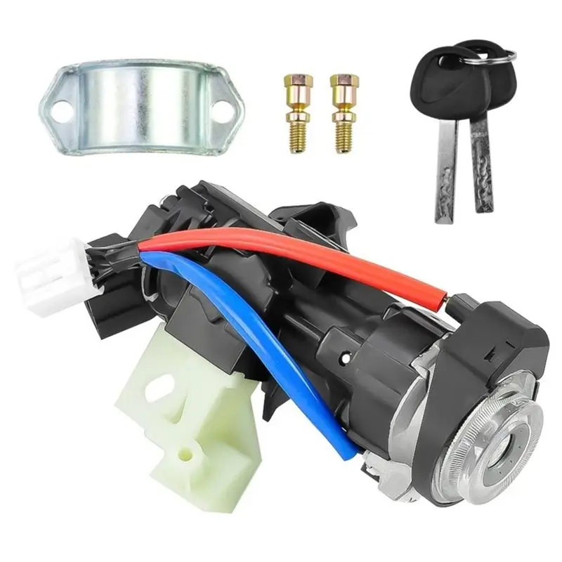 For Kia Soul 2014-2019 81910-B2100, 93110-3S000 Ignition Lock Switch Assembly Set 2 Keys Included