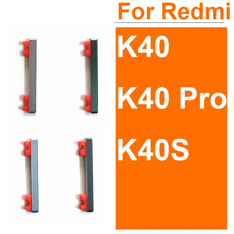 

Для Xiaomi Redmi K40S K40 K40 Pro Вкл. ВЫКЛ. Боковые кнопки громкости. Запасные части для боковых клавиш.