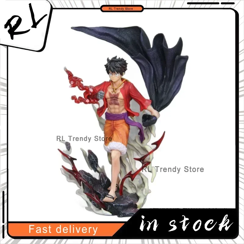 

28CM One Piece Luffy Walking Pose Anime Figure Model Statue Collectible Desktop Decoration Ornament Toy Gift