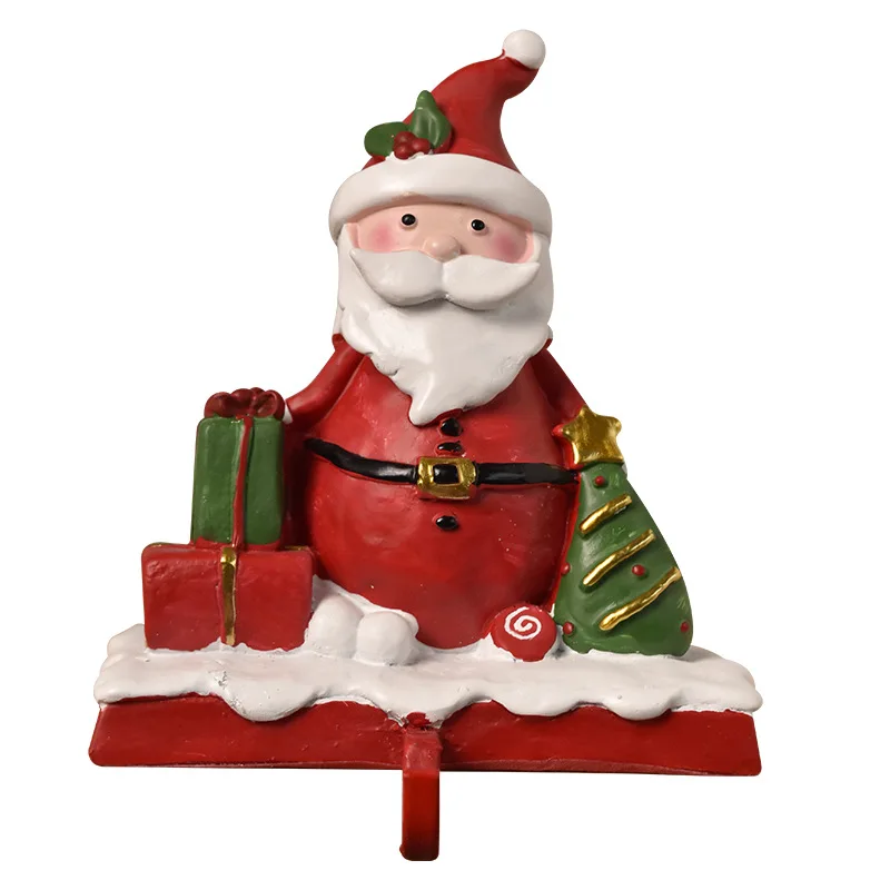 

Christmas Stocking Holders Snowman Stocking Holder Gnome Stocking Hangers Sturdy and Fade Resistant Design