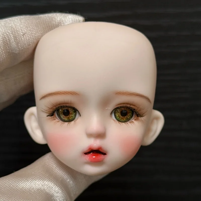 Głowa lalki 30 cm z oczami do głowy lalki BJD 1/6 lub całej lalki DIY do ćwiczeń makijażu ręcznego, prezent urodzinowy dla dziewczynek i córek