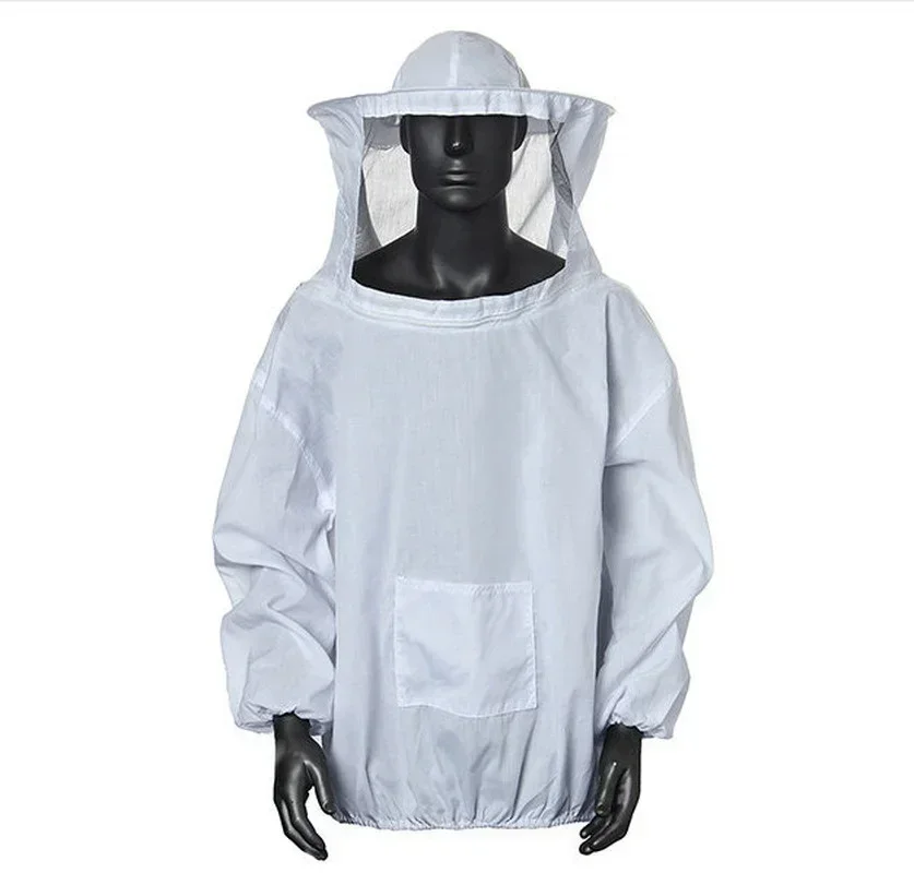 Bee Suit Bee Dress Protective Beekeeping Jacket Veil Smock Equipment BeeKeeping Hat Sleeve Suit