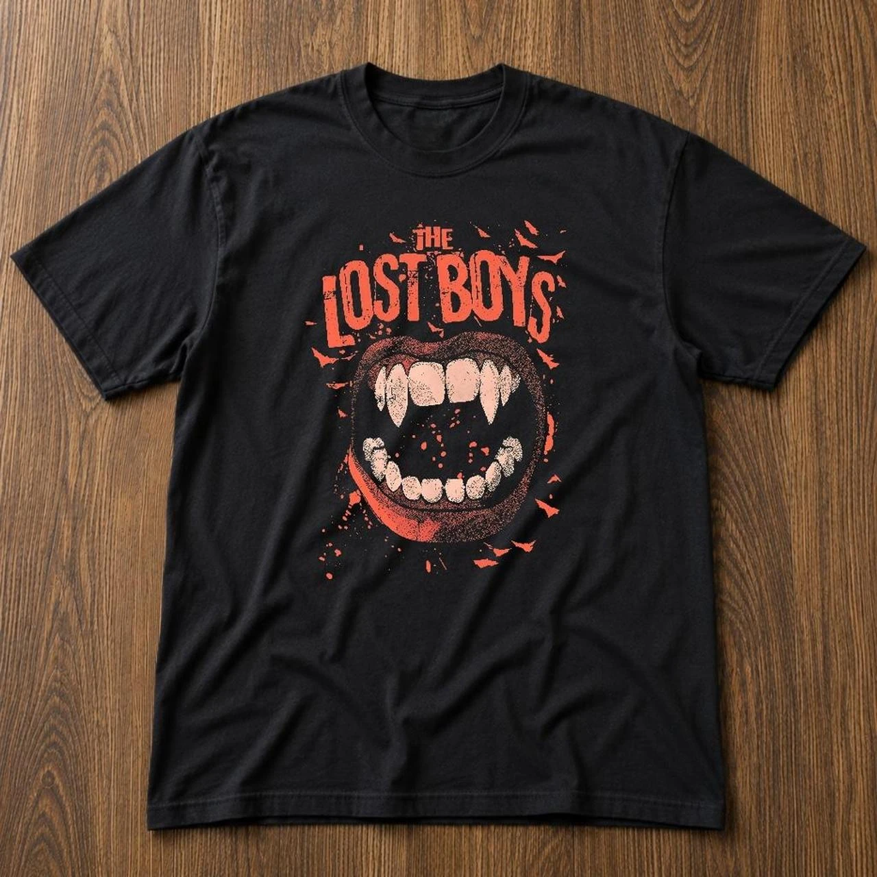 The Lost Boys Vampire T-Shirt A Nod To Classic Horror and Edgy Style Oversized Y2k Short Sleeve Casual Cotton Streetwear Top Tee