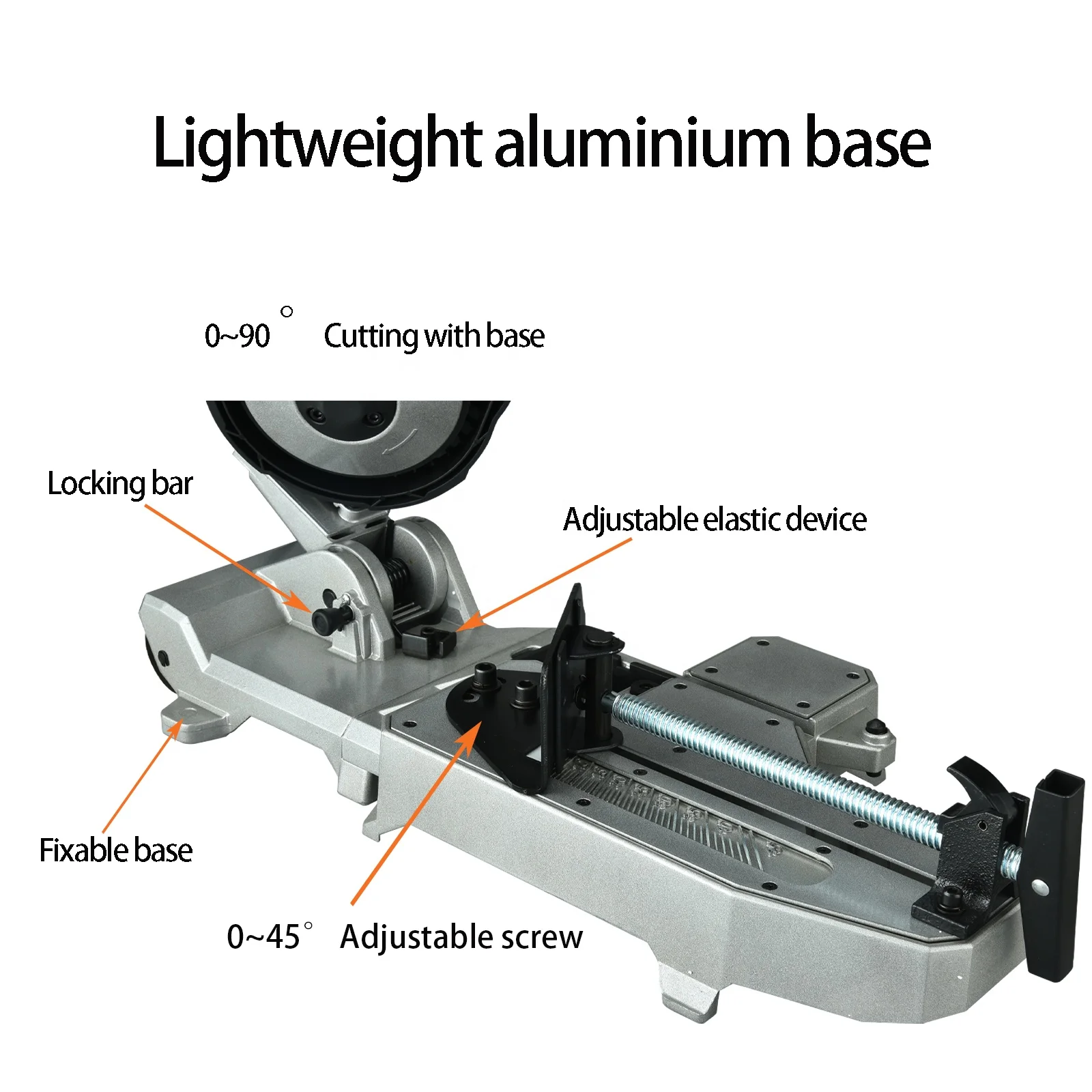 MAXXT Portable Power Band Saw  With Base Deep Cutting Variable Speed Handheld Portable Automatic Multi-Purpose Cutting Saw