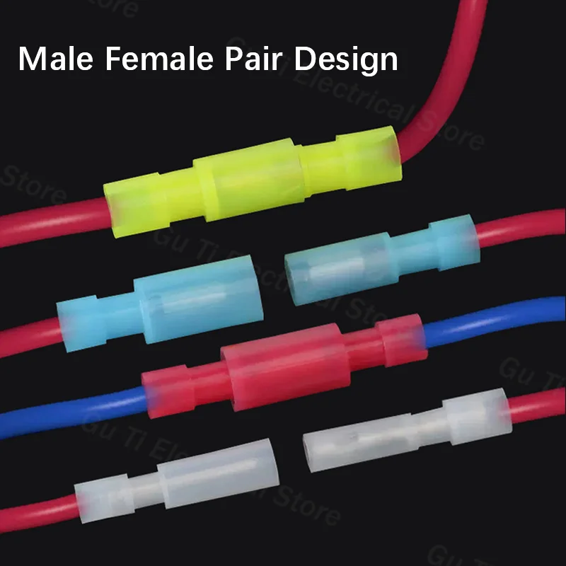 MPFNY FRFNY Type Wire Terminal Female Male Quick Joint Wire electrical Cable Connector Nylon Insulated Bullet Plug Cable Crimp