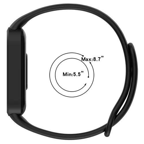 Imagen 2 del producto Correa de silicona + carcasa para Xiaomi Mi Band 9, pulsera deportiva activa para reloj inteligente Redmi Band 3, accesorios