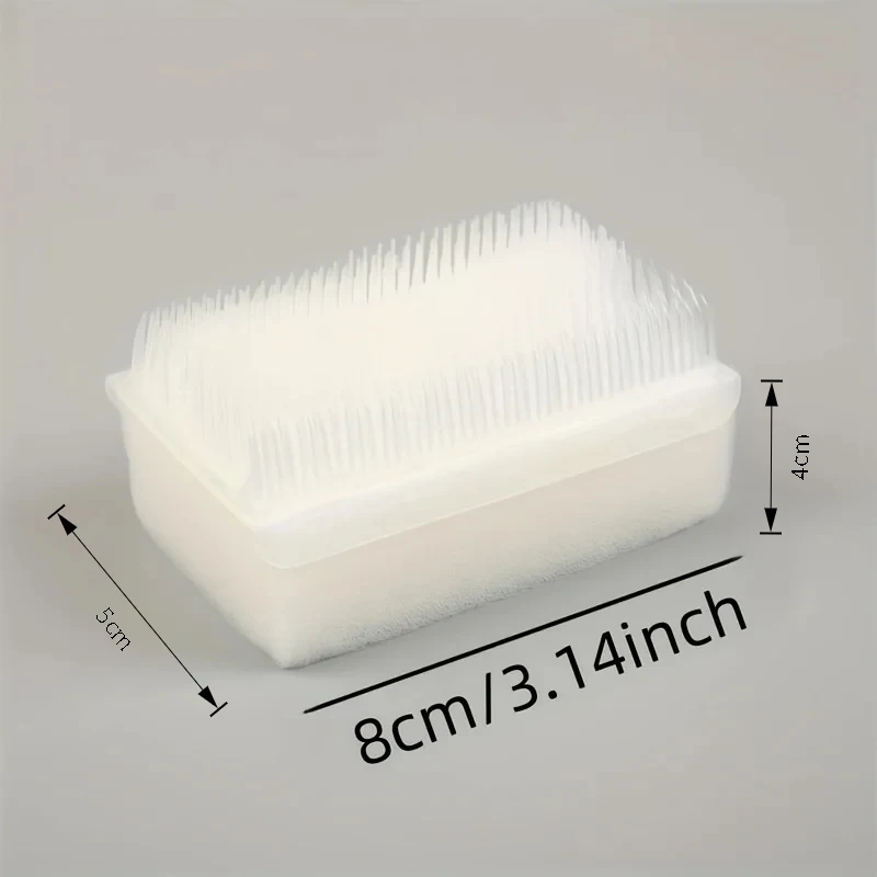 Image 3: Brosse jetable multi-usages pour la maison, 1PC/2PC/3PC, légère et portable, accessoires de soin pour la salle de bain et de lavage des mains, petit outil