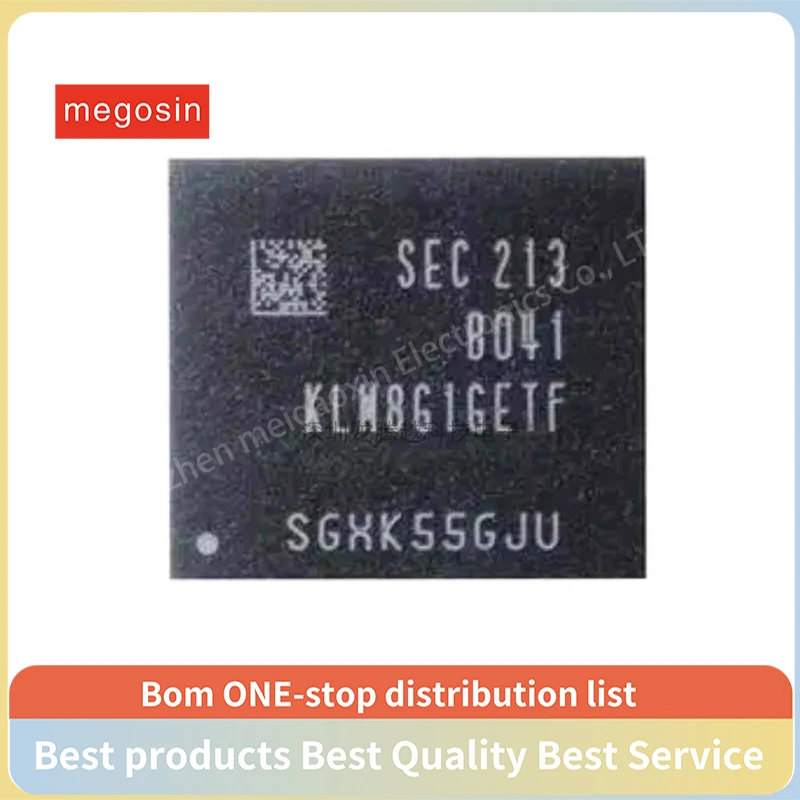 1PCS/LOT  KLM8G1GETF-B041 KLM8G1GETF 8G EMMC 5.1 BGA153 Memory chip in stock