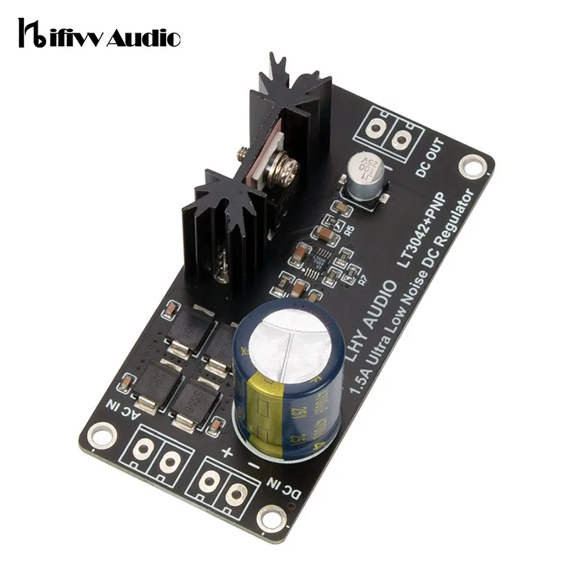 1.5A Large Current LT3042 Regulated Low Noise High Precision Linear Positive Voltage DC Power Supply for DIY Upgrade DAC