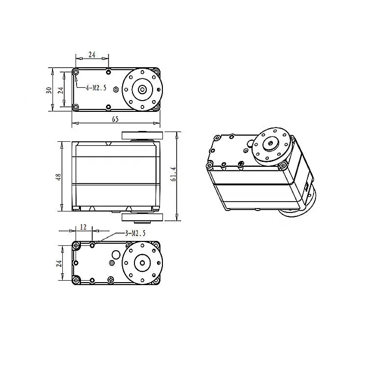 RDS51160 Zweiachsiger digitaler Servo mit hohem Drehmoment wird für Robotermanipulatoren und Funktionen mit hoher Präzision verwendet.