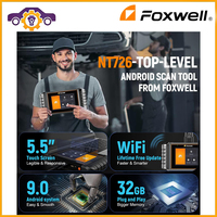2025 FOXWELL NT726 Car OBD2 Diagnostic Tools Auto OBD Scanner Full System Diagnosis Automotive Code Reader 12 Reset Free Update