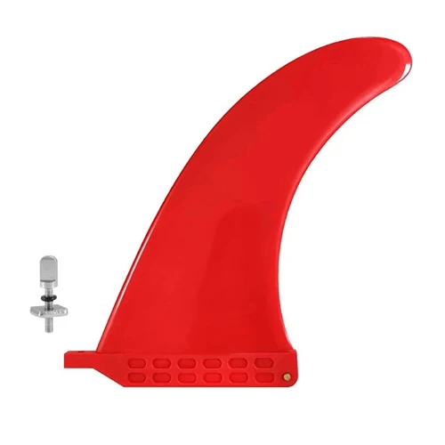 Aleta de Surf SUP de 9 pulgadas, aleta central única, tabla larga de nailon, tabla de Paddle con tornillo de aleta, accesorios deportivos de Surf