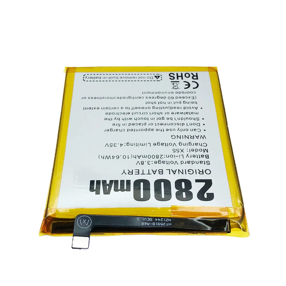 Original Replacement Battery 3.8V New X55 battery For Doogee X55 5.5inch MTK6580 Mobile Phone Batteria+Free Gift Tools