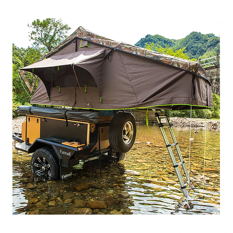 Xindongsui With Annex Room Rainproof  4x4 4 5 Person Aluminum Camping Car Soft Shell Rooftop Roof Top Tent for Vehicle Suv Truck