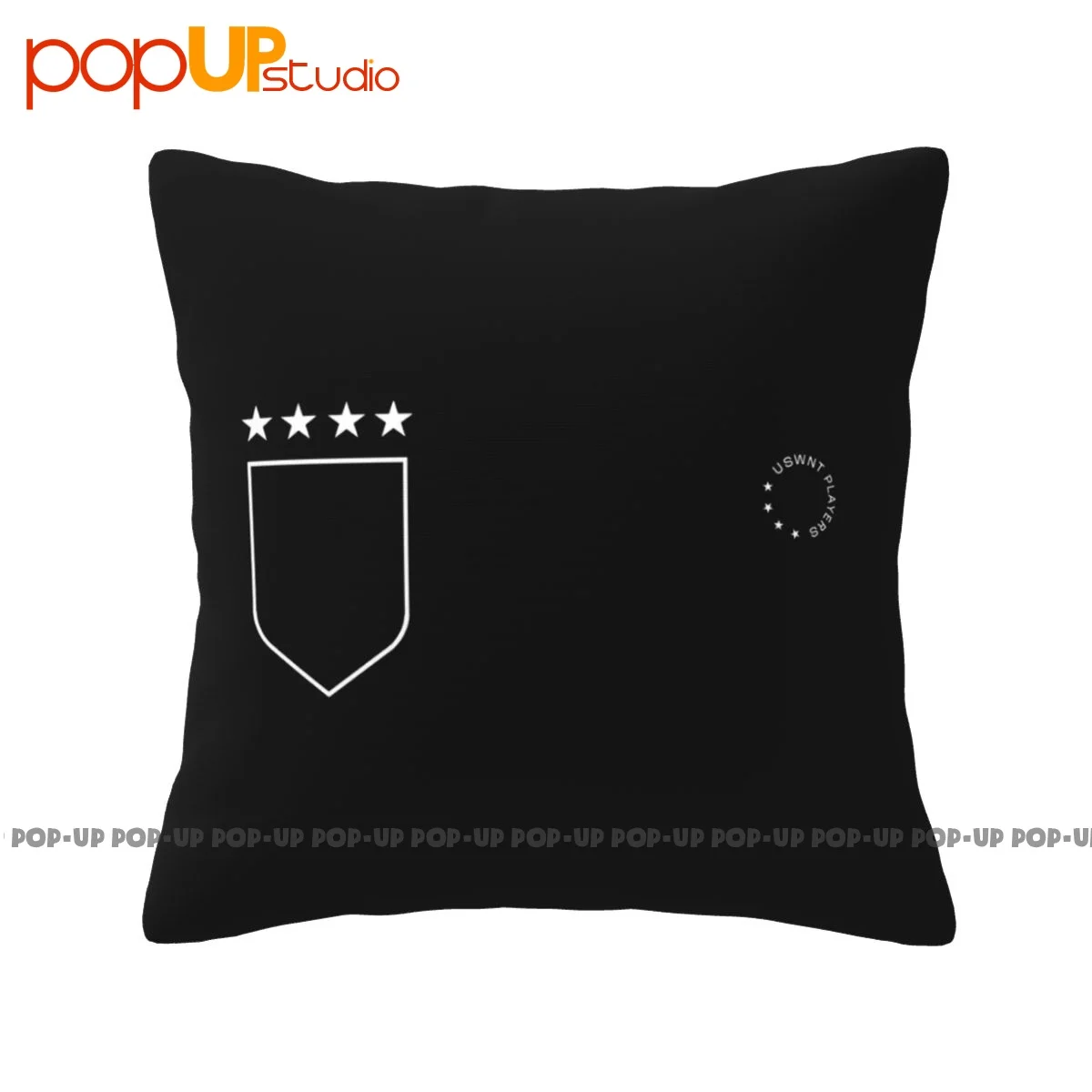 Silky Uswnt Players Unity Four Stars Pillowcase Throw Pillow Cover Creative Ultra Soft High Quality