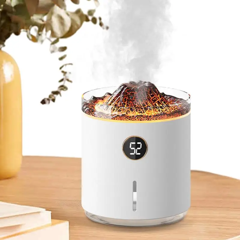 Bedroom Humidifier Cool Mist USB Charging, 350ml, Ultrasonic Vertical Atomization, Upgraded Humidifiers For Large Room Baby Home