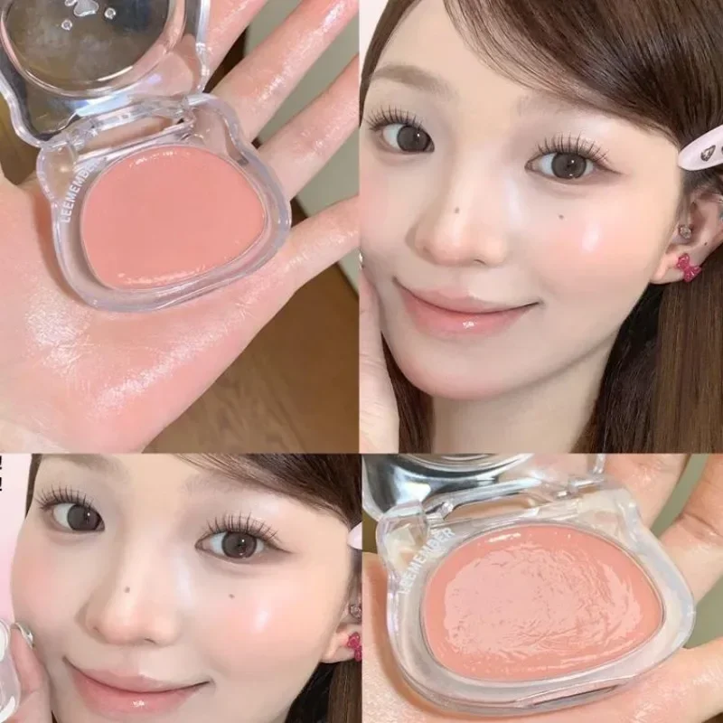 LEEMEMBER Blusher Cream Blush Powder Multi Use Cream Highlighter Facial Brightening Cute Matural Makeup Cosmetics k-Beauty
