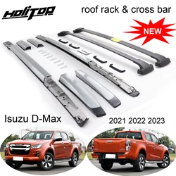 OEM model roof rack roof rail&cross bar for Isuzu D-MAX D Max Dmax 2021 2022 2023,thicken design,can load 200kg,free drill hole