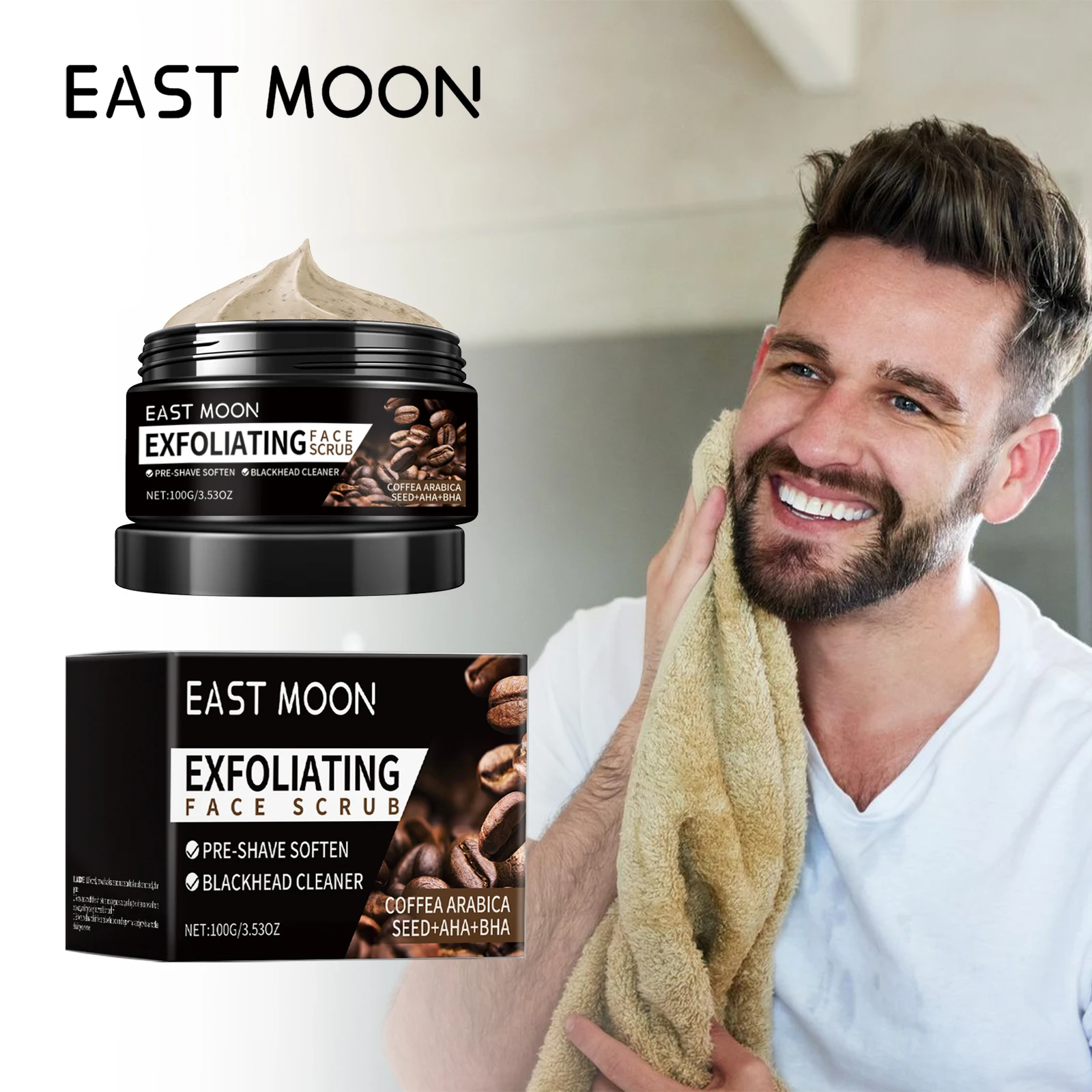 Coffee Scrub Exfoliator Gently Exfoliates To Unclog Pores Reduces Blackheads And Brightens Skin For A Smooth Finish