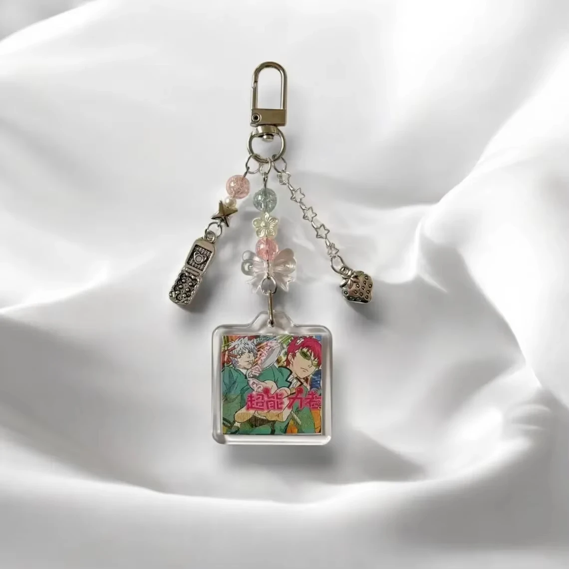 Mode Saikikik inspiriert Schlüsselanhänger handgemachte Animation Peripherie Cosplay Requisiten Schlüsselanhänger ästhetischen Schmuck Zubehör Geschenke