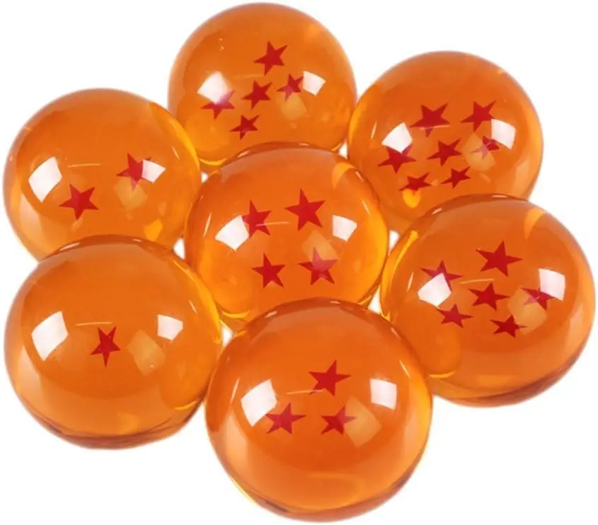 

Collectible Large Crystal Acrylic Glass 7 Stars Balls, 7 Pcs with Gift Box, 42MM (1.65 in) in Diameter