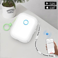 Portable Label Maker P12 Wireless Bluetooth Continuous Label Printer Similar as Marklife P15 Labeling Machine or 5PK Label Tape