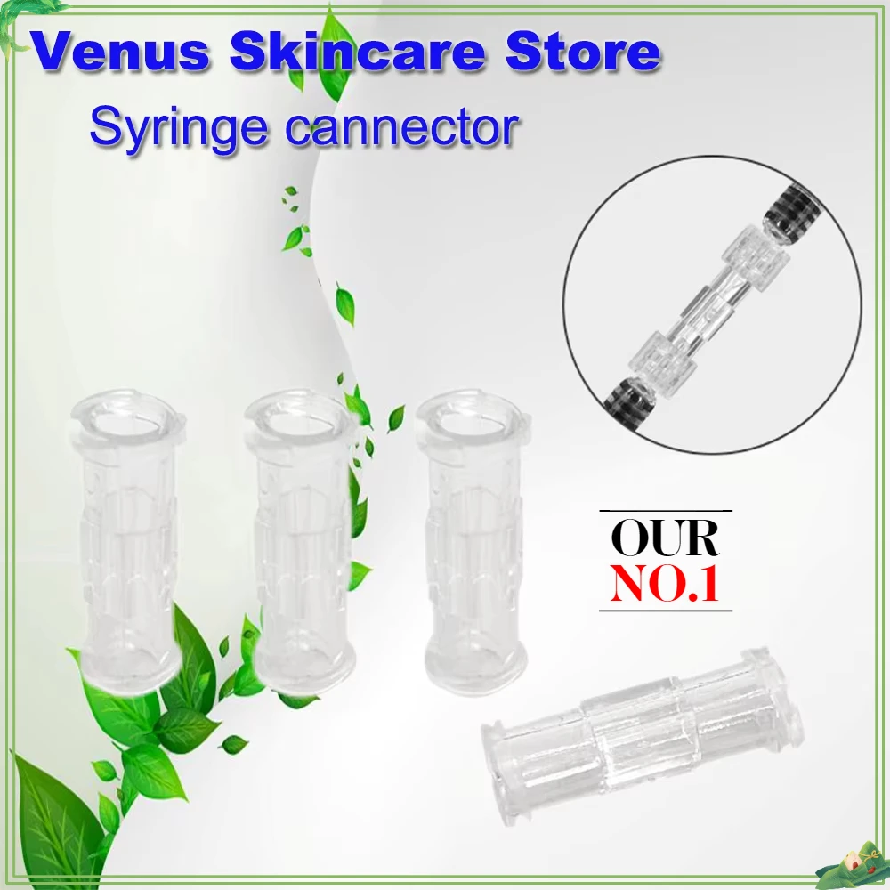 

Disposable sterile double helix sterile Luer lock adapter, leak proof transparent plastic syringe connector