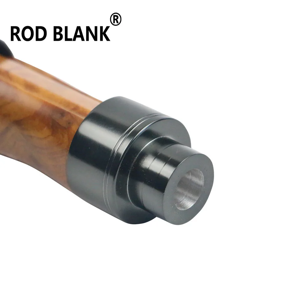 Rod Blank Spinning Fishing Rod Wood Reel Seat Solid Reel Seat Fishing Rod Building Component Pole Repair Accessories