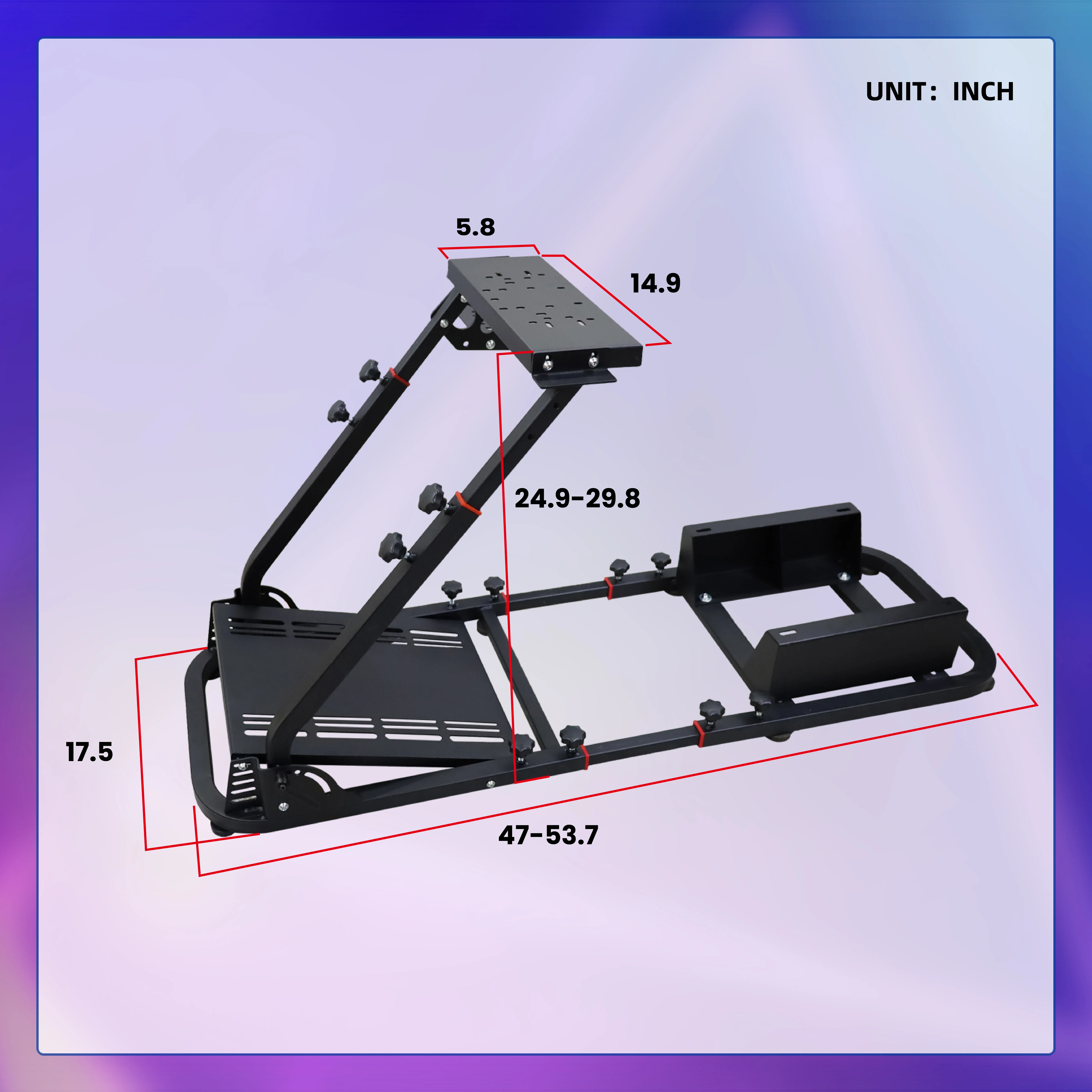 1012K Racing Cockpit Shifter Cup Holder Bracket Steering Wheel Stand Simulator Play station PS4 X box