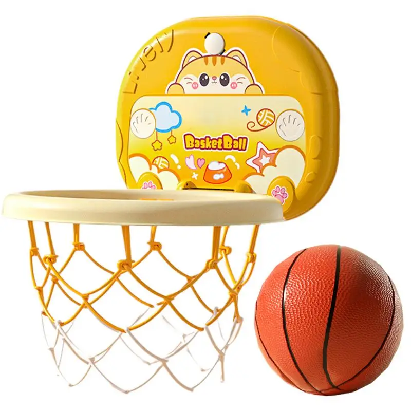 

Toddler Basketball Goal Toys Folding Portable Basketball Goal Toys Active Fun Silent Toy Basketball Products