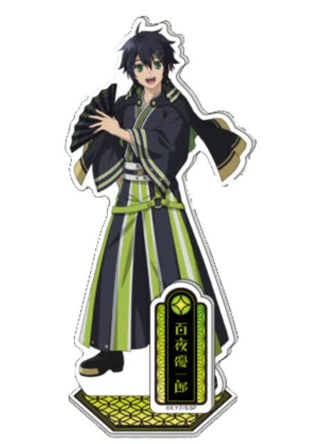 2025 nuevo Seraph of the End Anime Shinoa Hiiragi figura de Cosplay soporte acrílico modelo placa decoración de escritorio regalo de Navidad chica