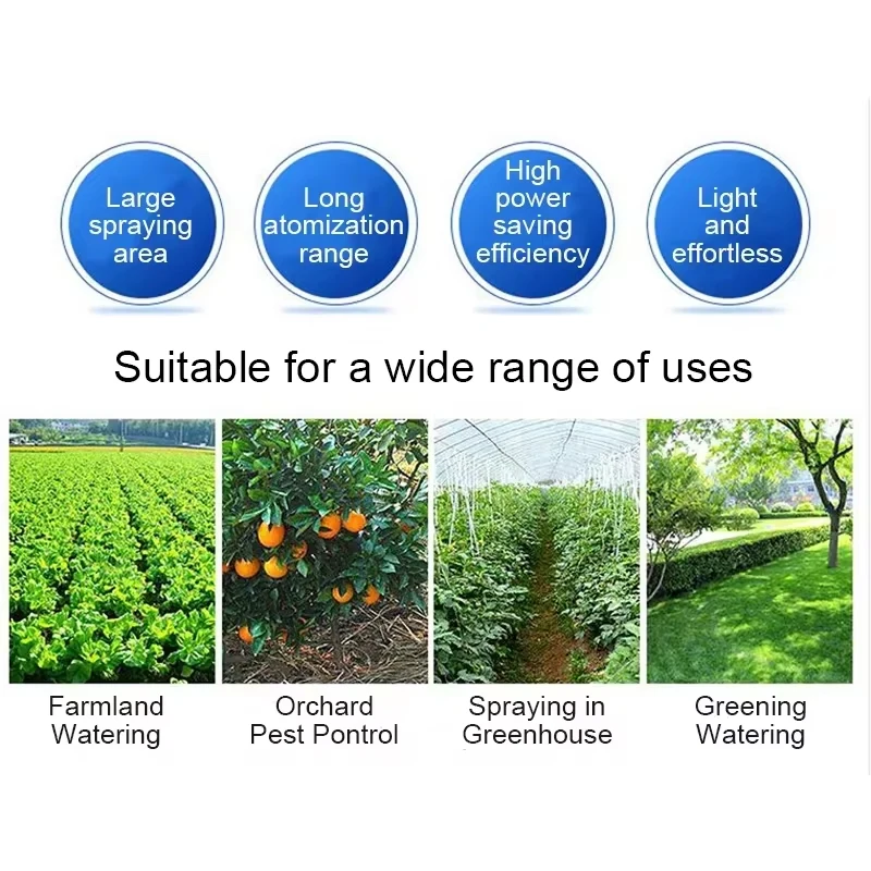 Electric Blower Sprayer Electric Sprayer Nozzle Atomizing Blower Mister Agricultural Garden Blower