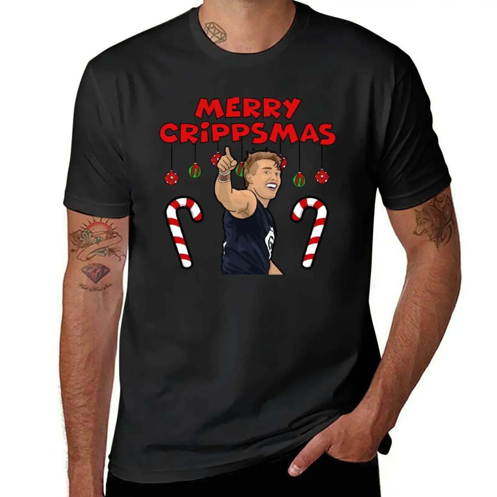 

Merry Crippsmas T-Shirt rapper graphic tees hippie clothes graphic t shirt vintage customs funny t shirts for men