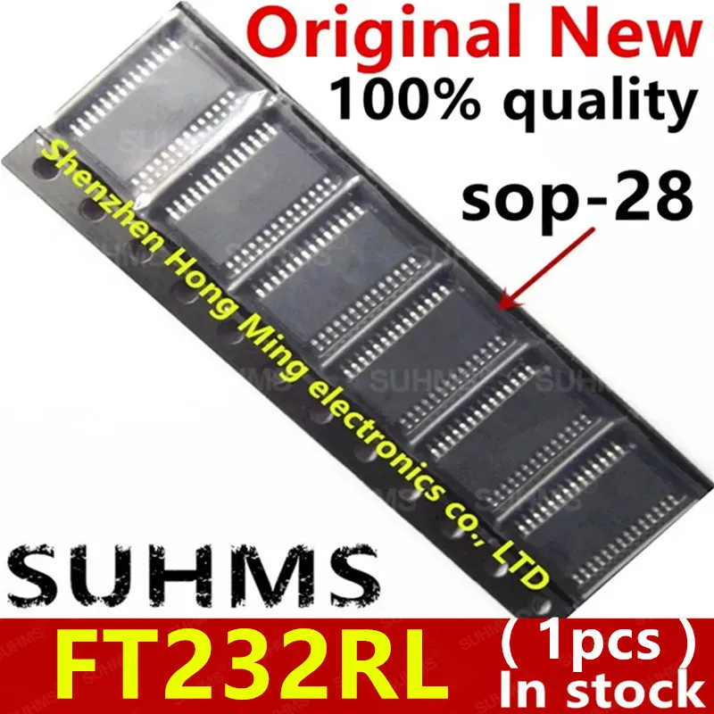 (1piece)100% New FT232RL-REEL FT232RL FT232 sop-28 Chipset