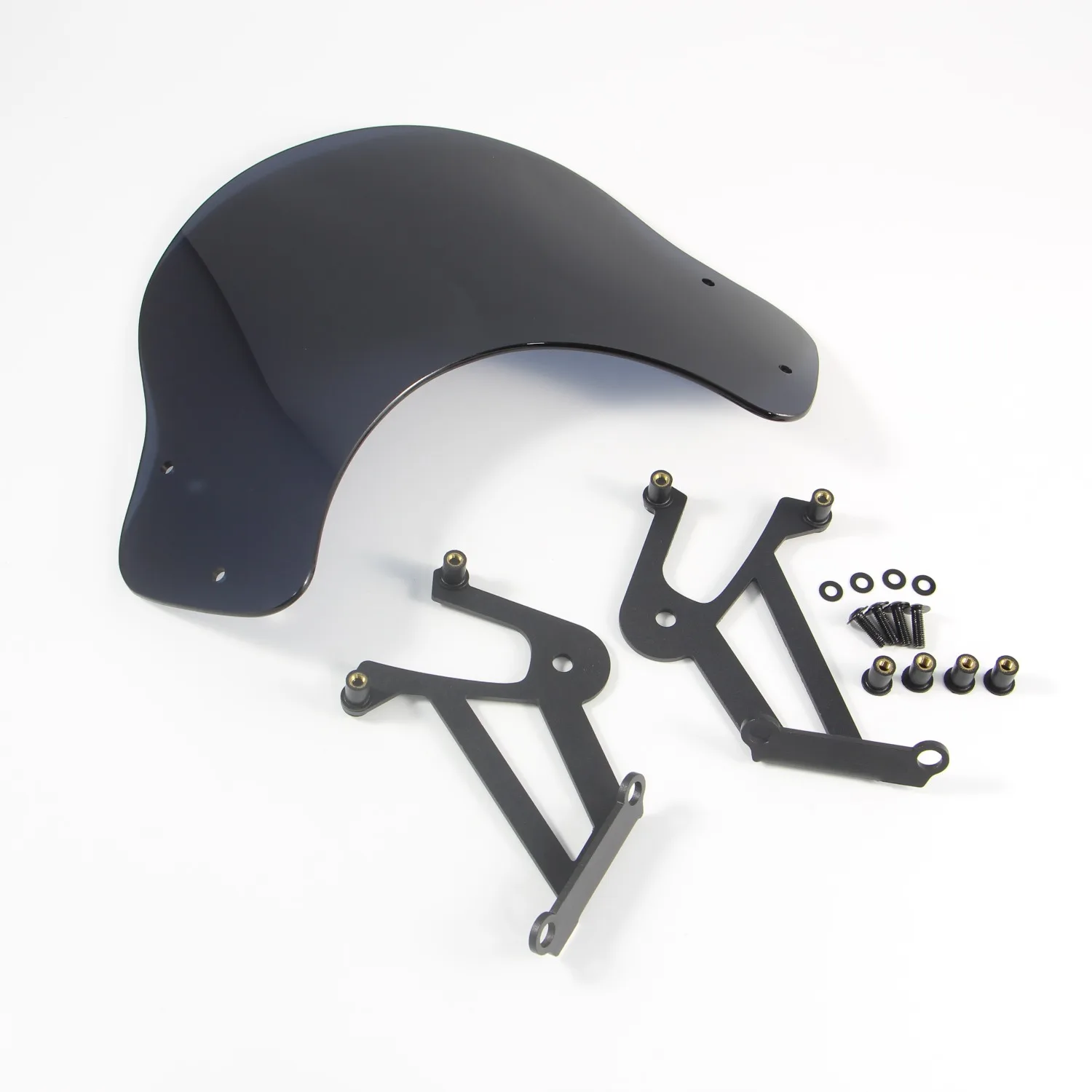 

Z900RS Windscreen Sport Short Windshield for Kawasaki Z900RS 2018-2025 – 4mm Thick PC Screen with Mounting Bracket Accessories