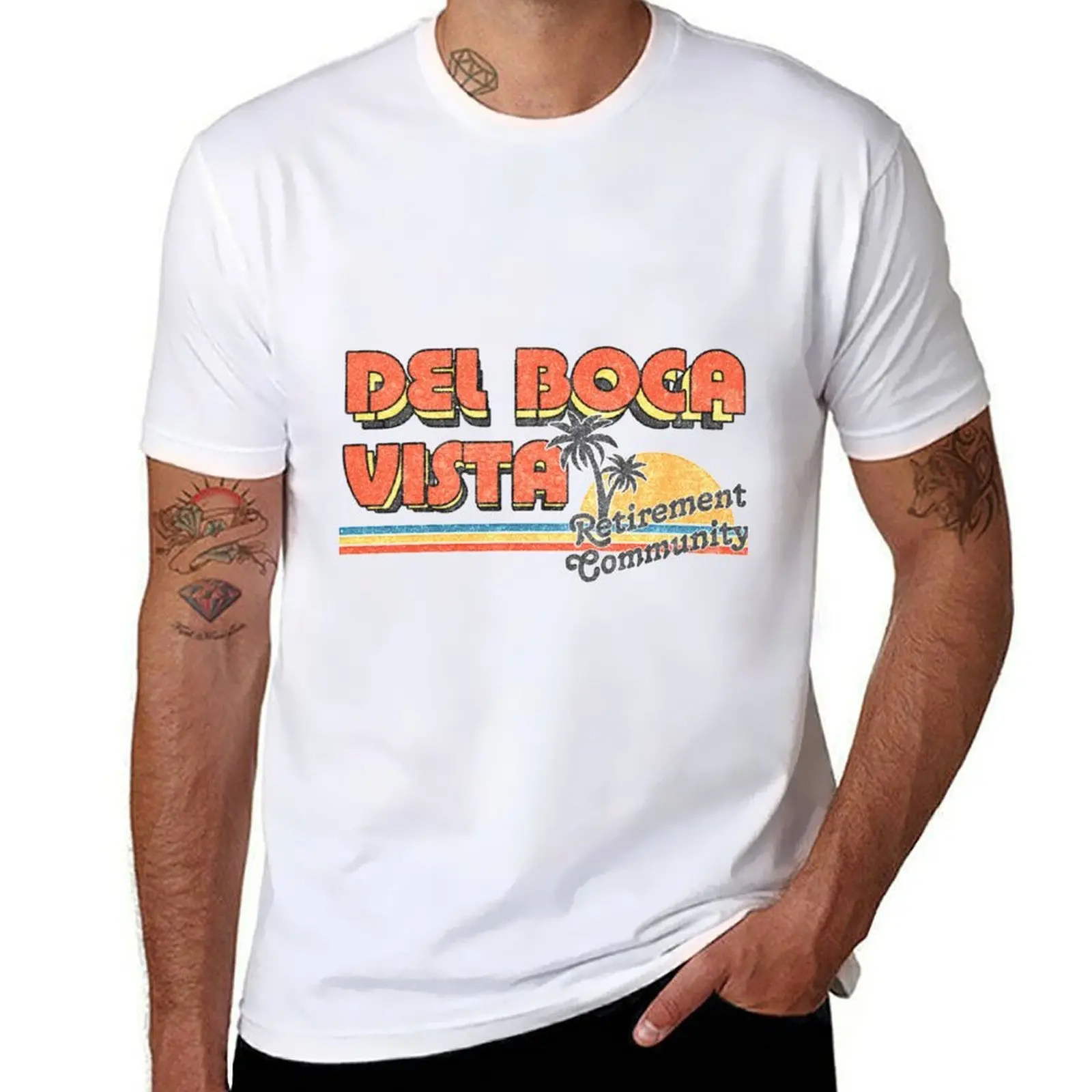 

Del Boca Vista/Faded Style 90s Design T-Shirt t shirts for man graphic vintage man t shirt cotton high quality T-Shirt