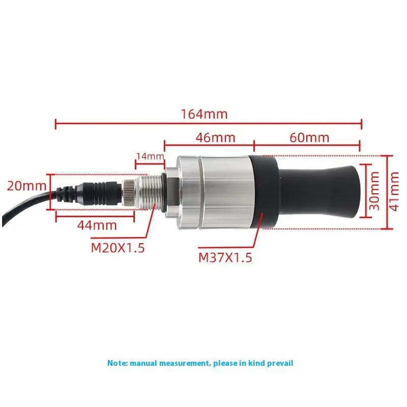 Small Angle Directional Ultrasonic Level Sensor Long Distance Transmitter RS485 Probe MODBUS Protocol
