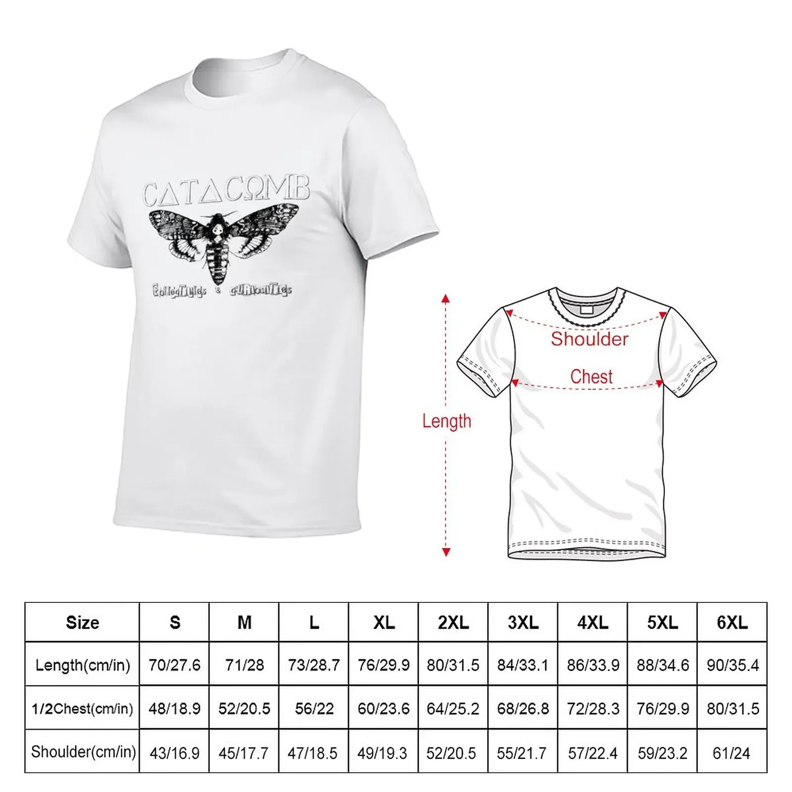 Catacomb collectibles and curiosities Original Design T-Shirt oversized tees oversized t shirt men