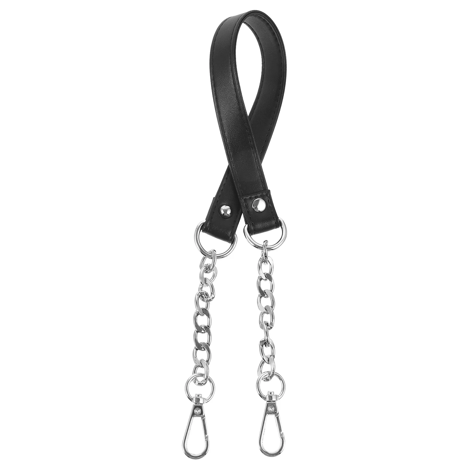 حزام حقيبة بمشبك مزدوج قابل للتعديل على الكتف وسلسلة بديلة وحزام كروس متين لحقيبة اليد النسائية