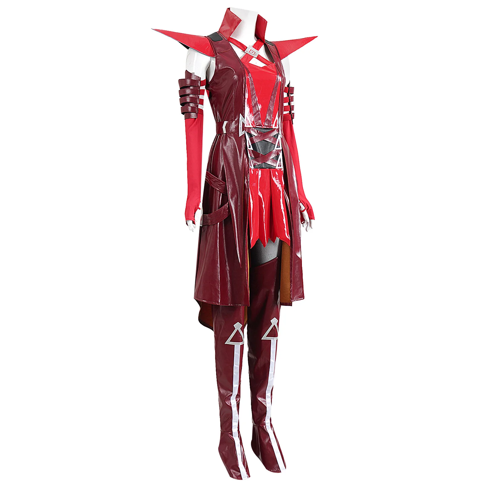 

Marvel Battle Scarlet Cosplay Spirit Butterfly Red Ghost Hunter Cosplay Clothing Game Animation Clothing
