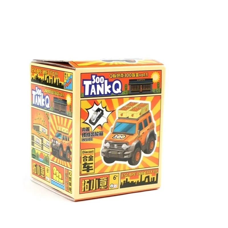 Xcartoys Kids Q Version Tank300 Random Blind Box Series Alloy Simulation Model Car