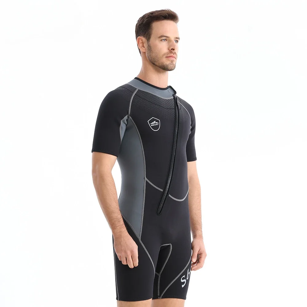 New Men's Jumpsuit 1.5MM Cold Resistant and Warm Jellyfish Suit Free Diving Surfing Suit Equipment