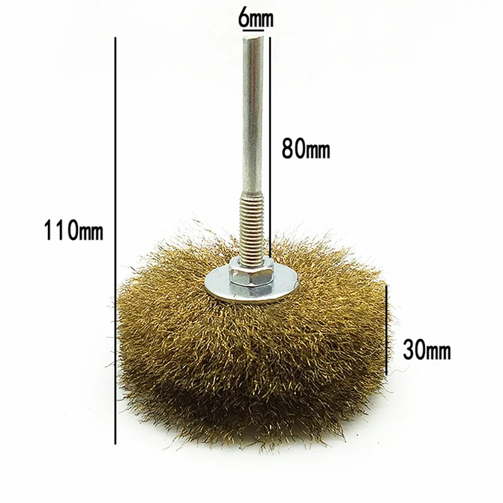 

Steel Wire Brush Polishing Abrasive Wheel Durable Rust Removal Metal Surface Cleaning Polishing Grinding Rotary Wheel Brush